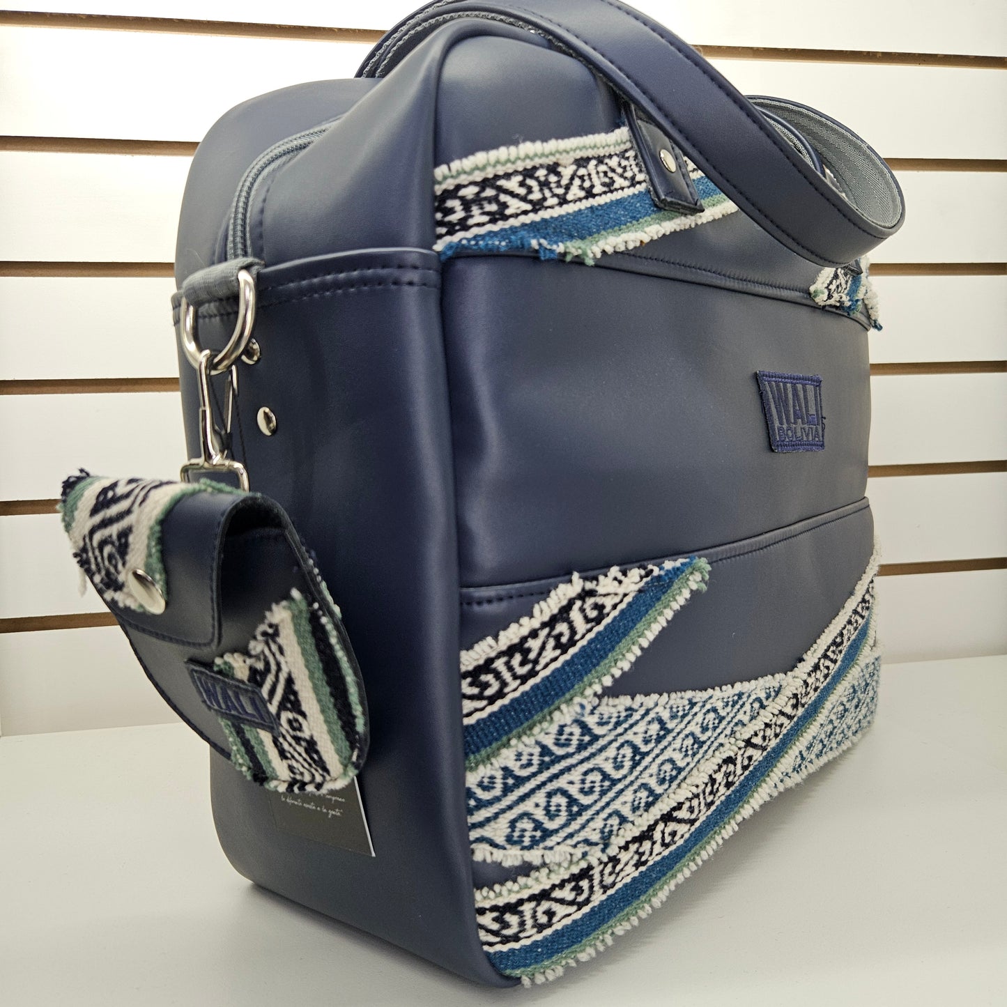 Maletín de cuero (azul)