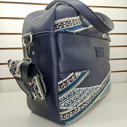 Maletín de cuero (azul)
