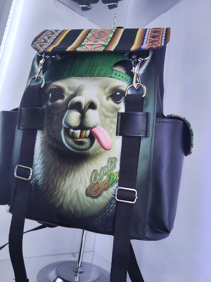 Mochila (diseño llama)