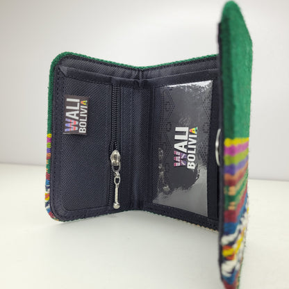 Billetera Triple  (verde bandera)