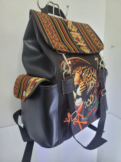 Mochila sublimada (leopardo)