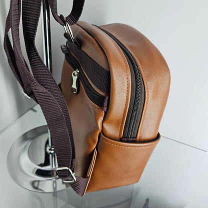 Mochila mini para dama (naranjoso)