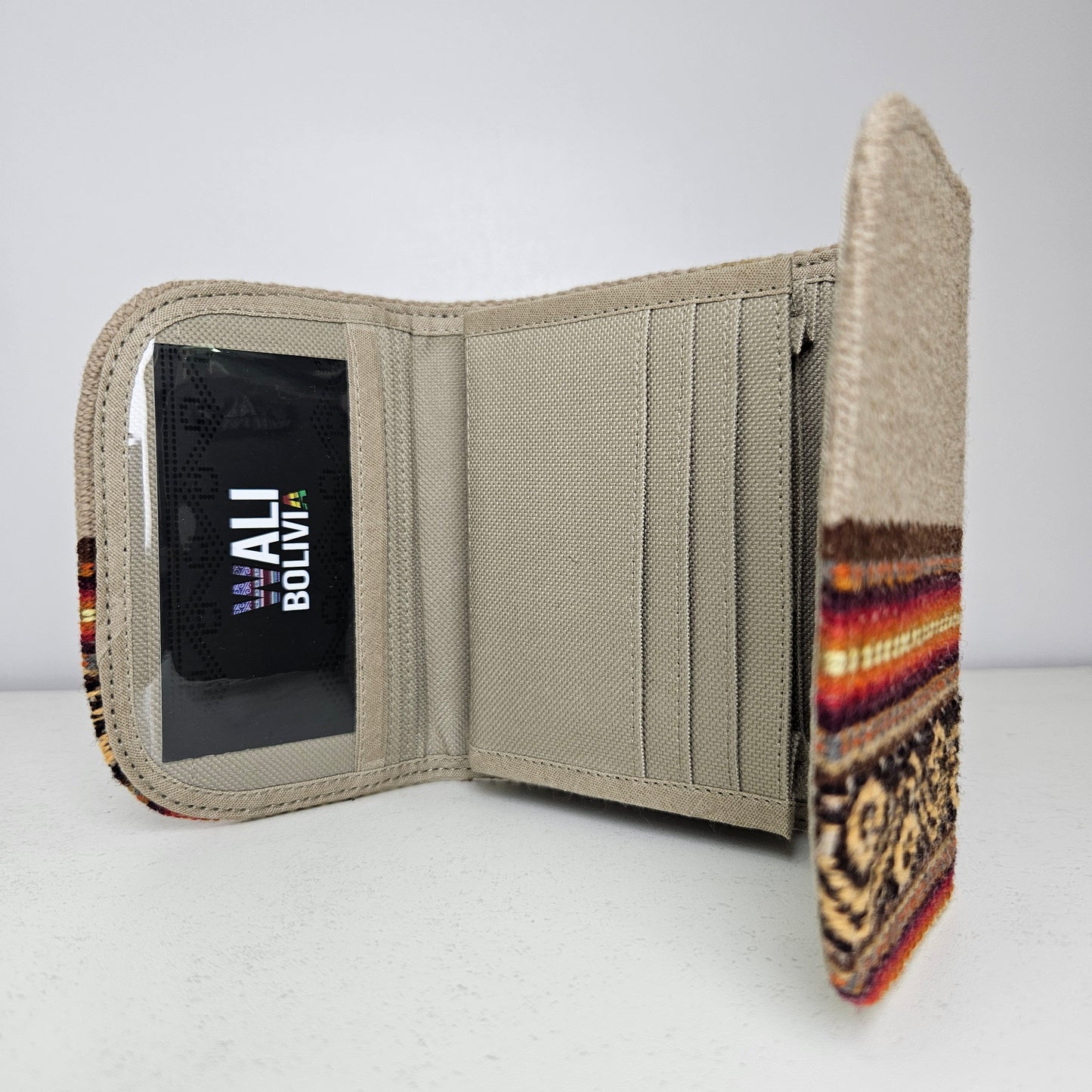 Billetera mini (beige)