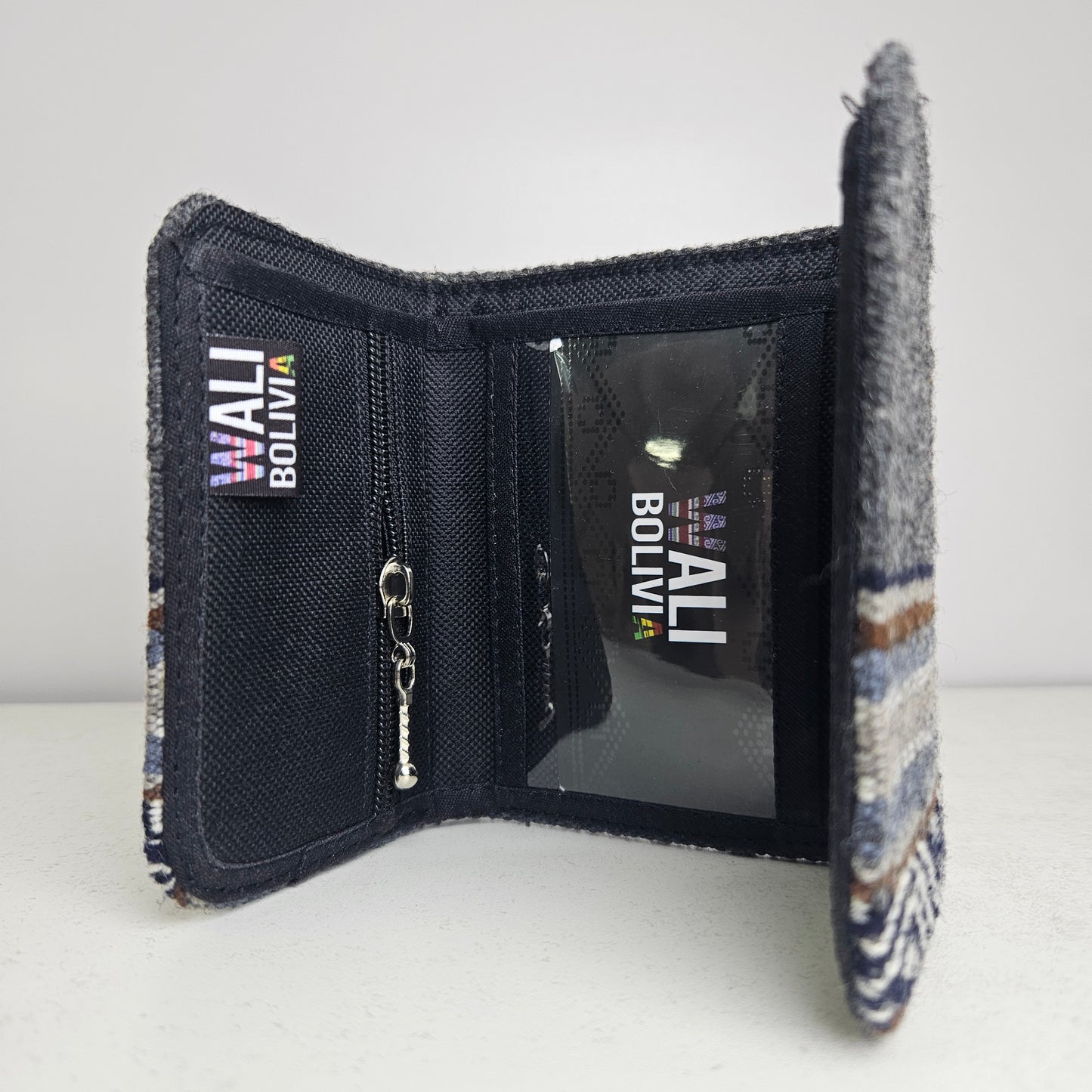 Billetera triple (gris plomo)