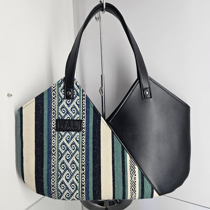 Cartera v de oficina(color jade)