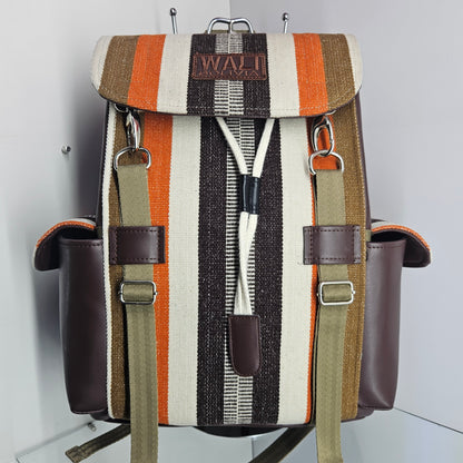 Mochila cuero (camel copper)