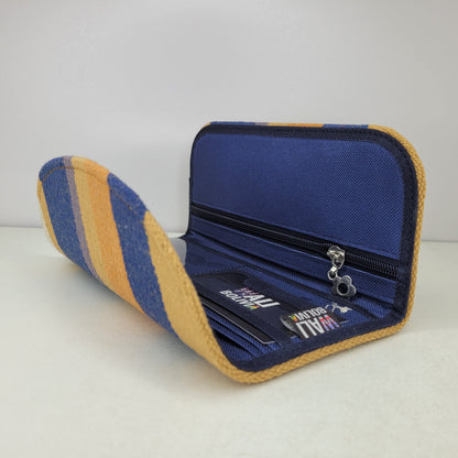 Billetera Chequera (azul crema 2 )