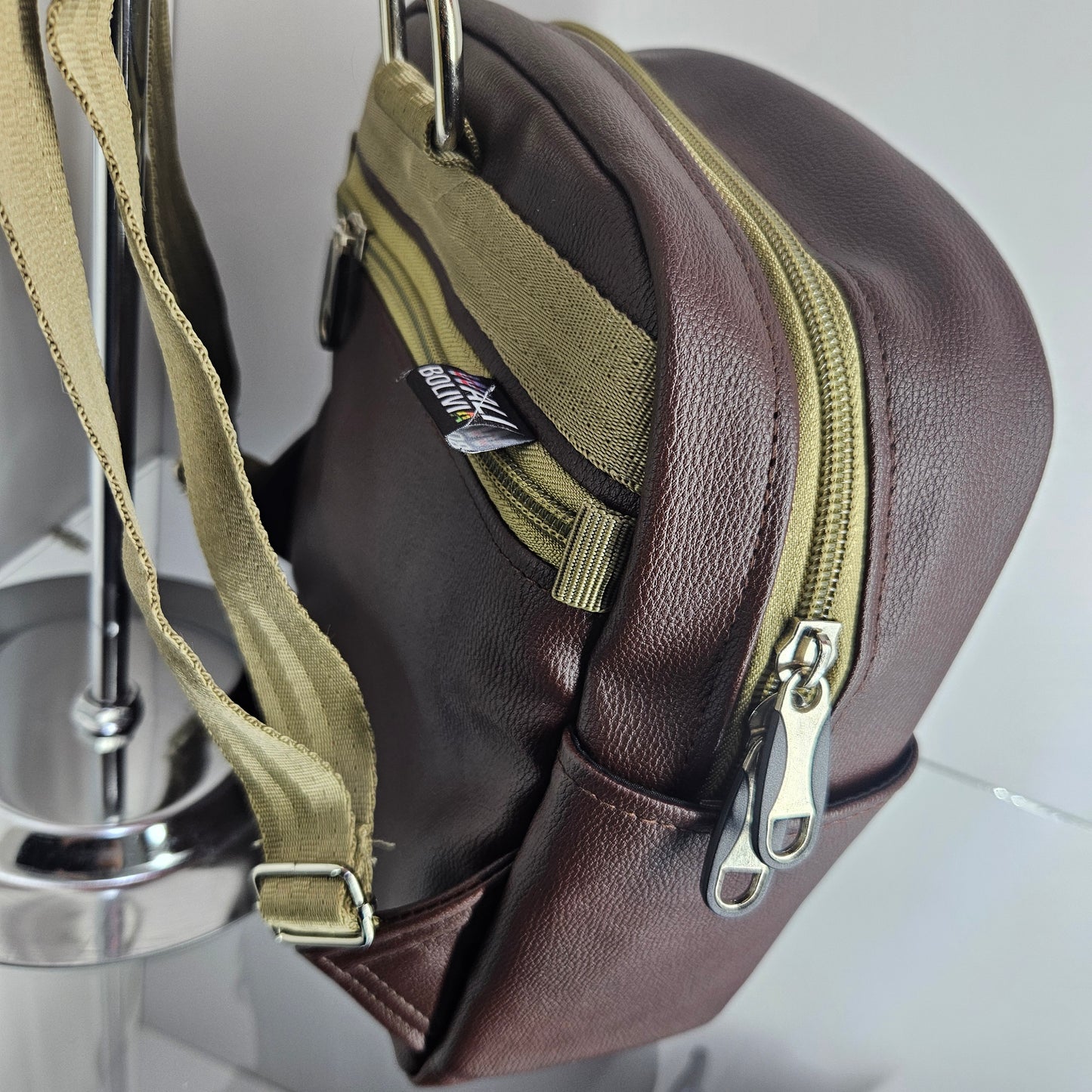 Mochila mini (beige)
