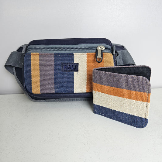 Combo riñonera y billetera doble