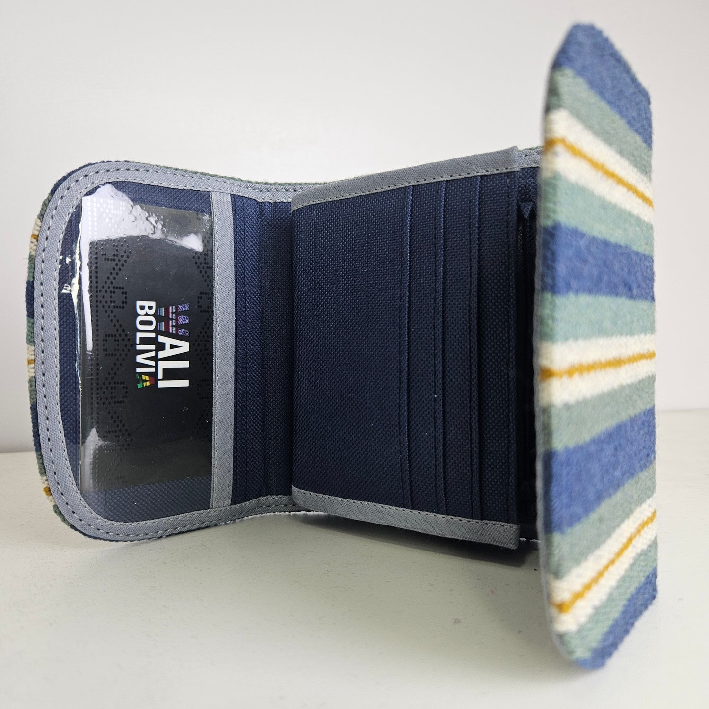 Billetera mini (azul esmeralda)