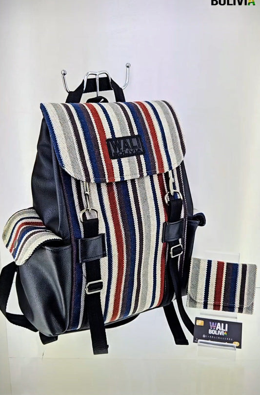 Combo Mochila y billetera mini (neutro)