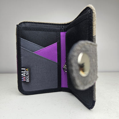 Billetera con broche (api oscuro)