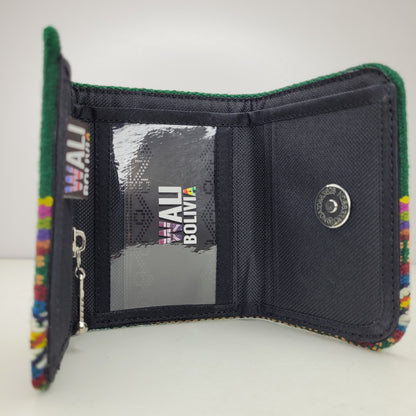 Billetera Triple  (verde bandera)
