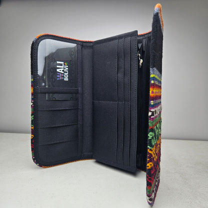 Billetera Portacelular (carbón diseño bajo)