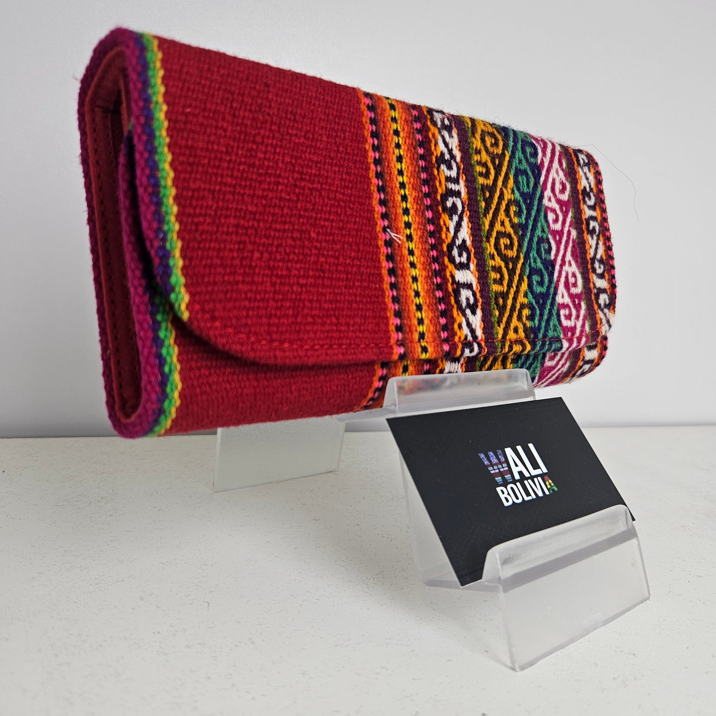 Combo Mochila y billetera (rojo carmin)