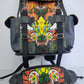 Combo Mochila y riñonera (diablada)