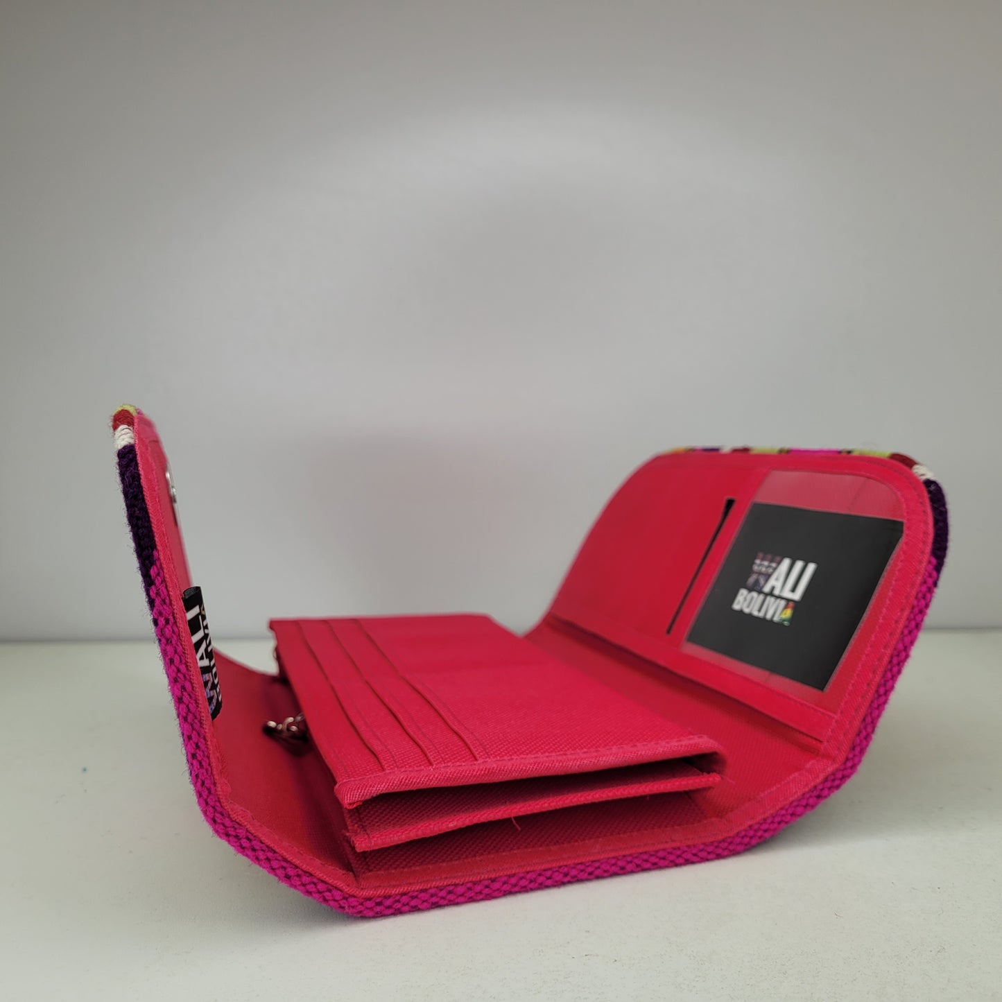 Billetera Porta Celular (Rosa)