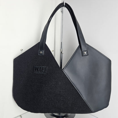 Cartera V de oficina (Perdiz negro)