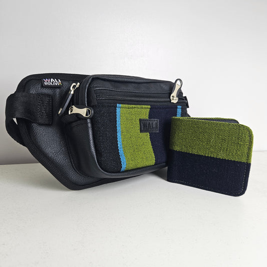 Combo riñonera y billetera doble