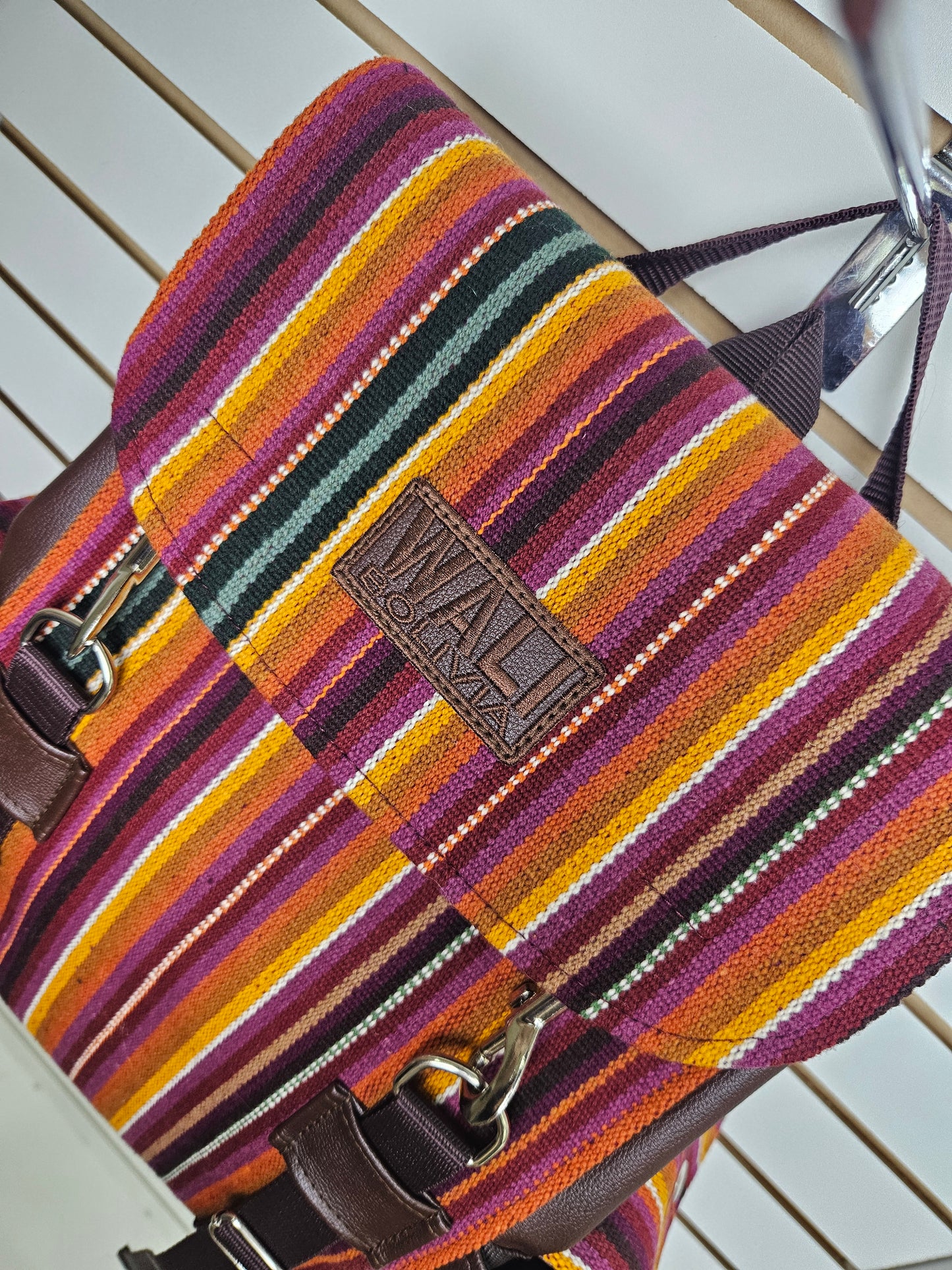 Mochila wali de aguayo natural (potosino)