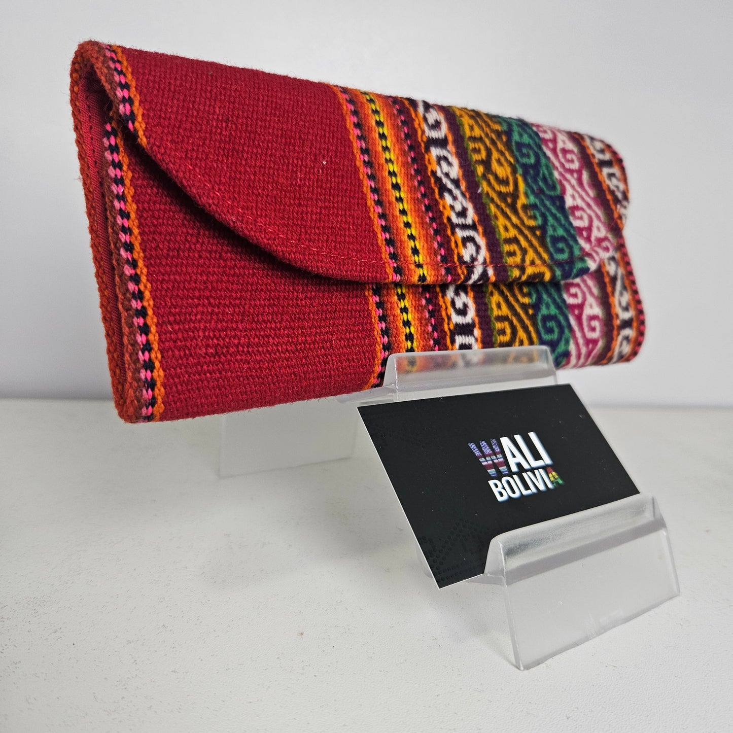 Billeterq Chequera (Rojo carmin)