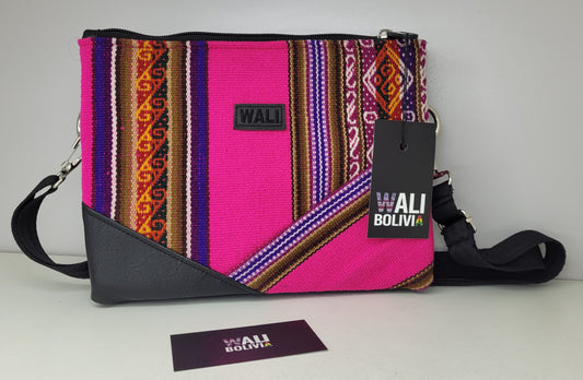 Cartera Cuadrada Wali ( rosado)