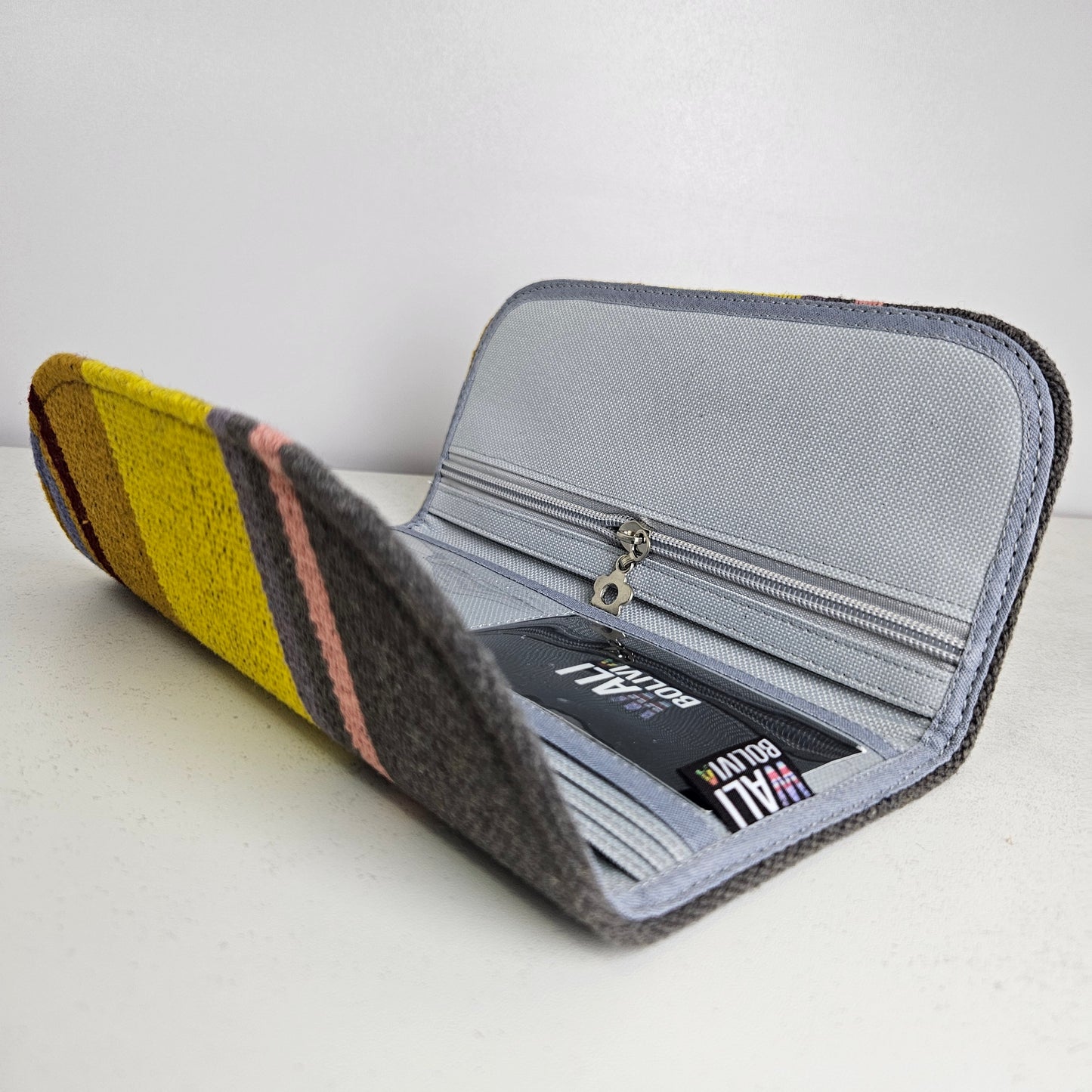 Billetera chequera (mostaza)