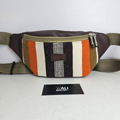 Combo Mochila y Riñonera (camel cooper)