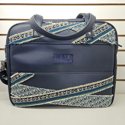 Maletín de cuero (azul)