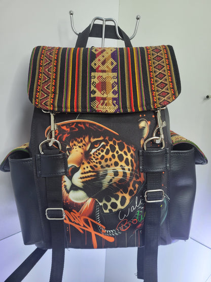 Mochila sublimada (leopardo)