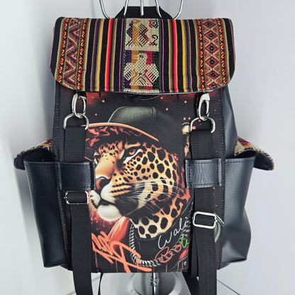 Mochila urbana (leopardo)