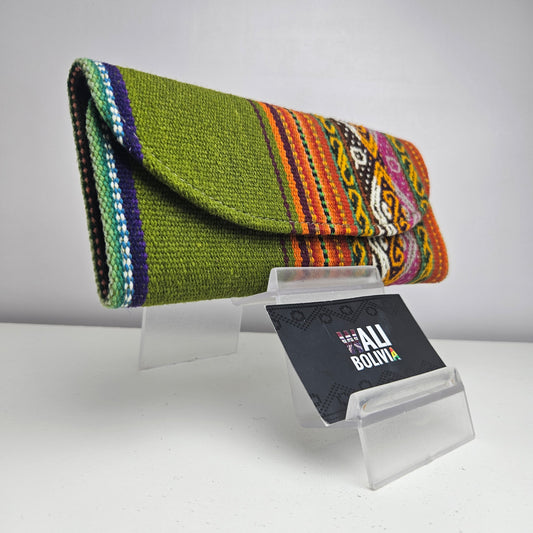 Billetera chequera (verde lechuga diseño bajo)
