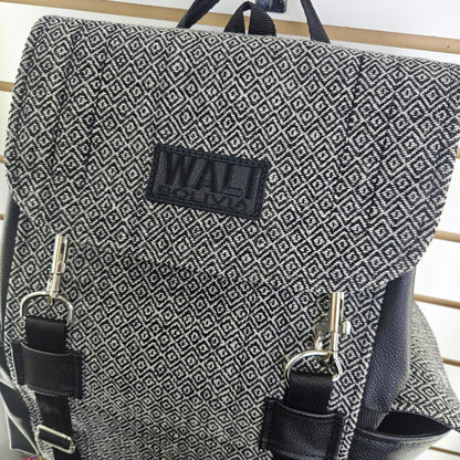 Mochila WALI (Perdiz Blanco y Negro)