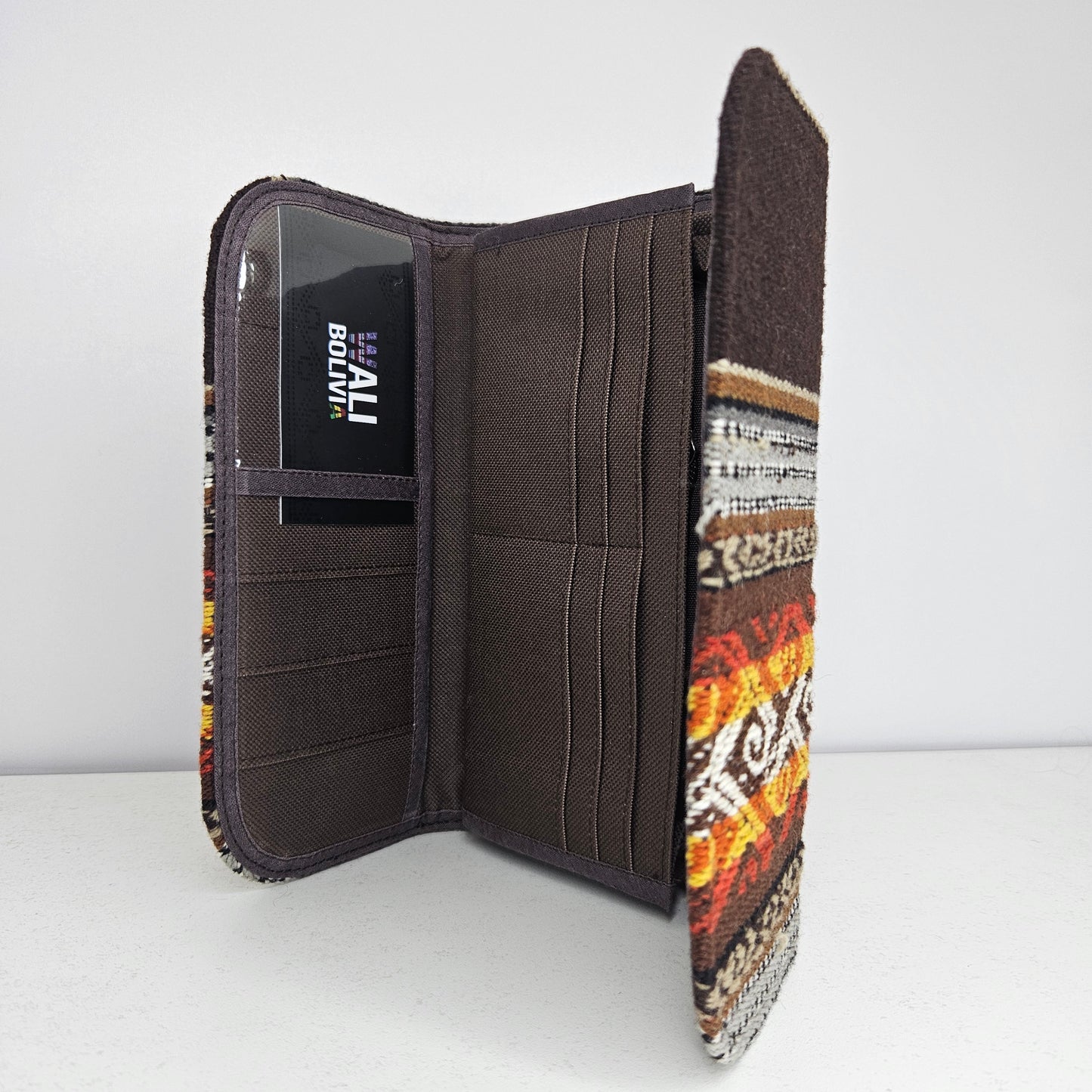 Billetera Portacelular (cafe fiesta)