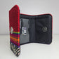 Billetera triple (rojo carmin)