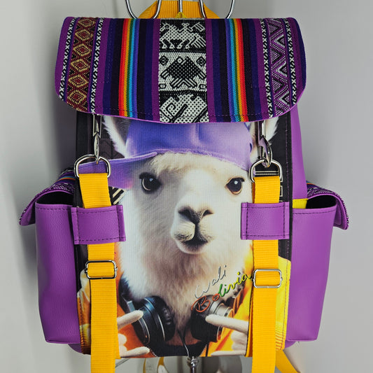 Mochila urbana (llama uwu)