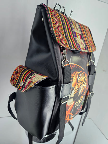 Mochila urbana (leopardo)