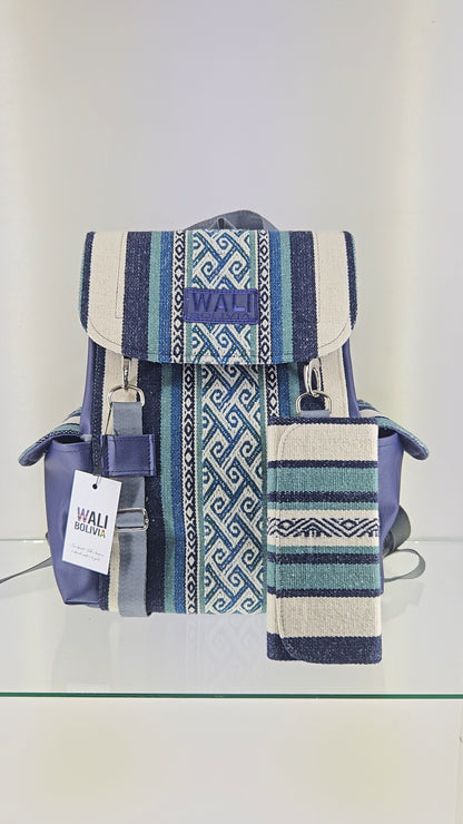 Combo Menta - Mochila y billetera