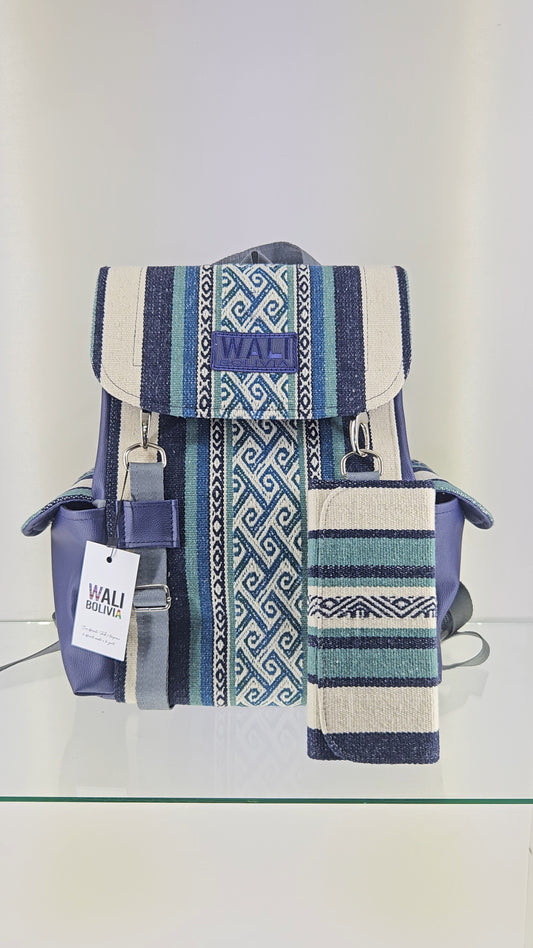 Combo Menta - Mochila y billetera