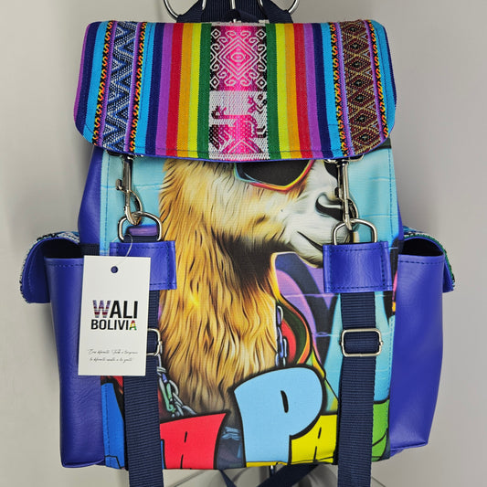 Mochila urbana (llamita paceña)