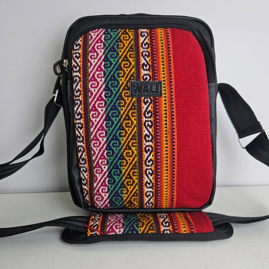Morral grande (rojiso con diseño)