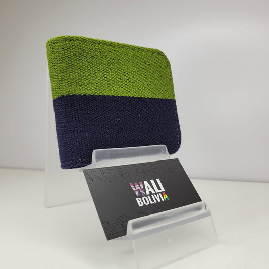 Billetera Verde y Azul (Varon Doble)