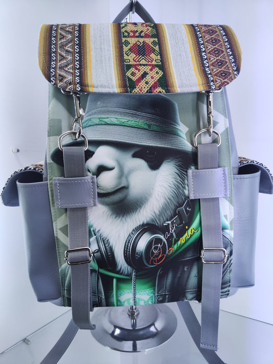 Mochila plomo Llama dj