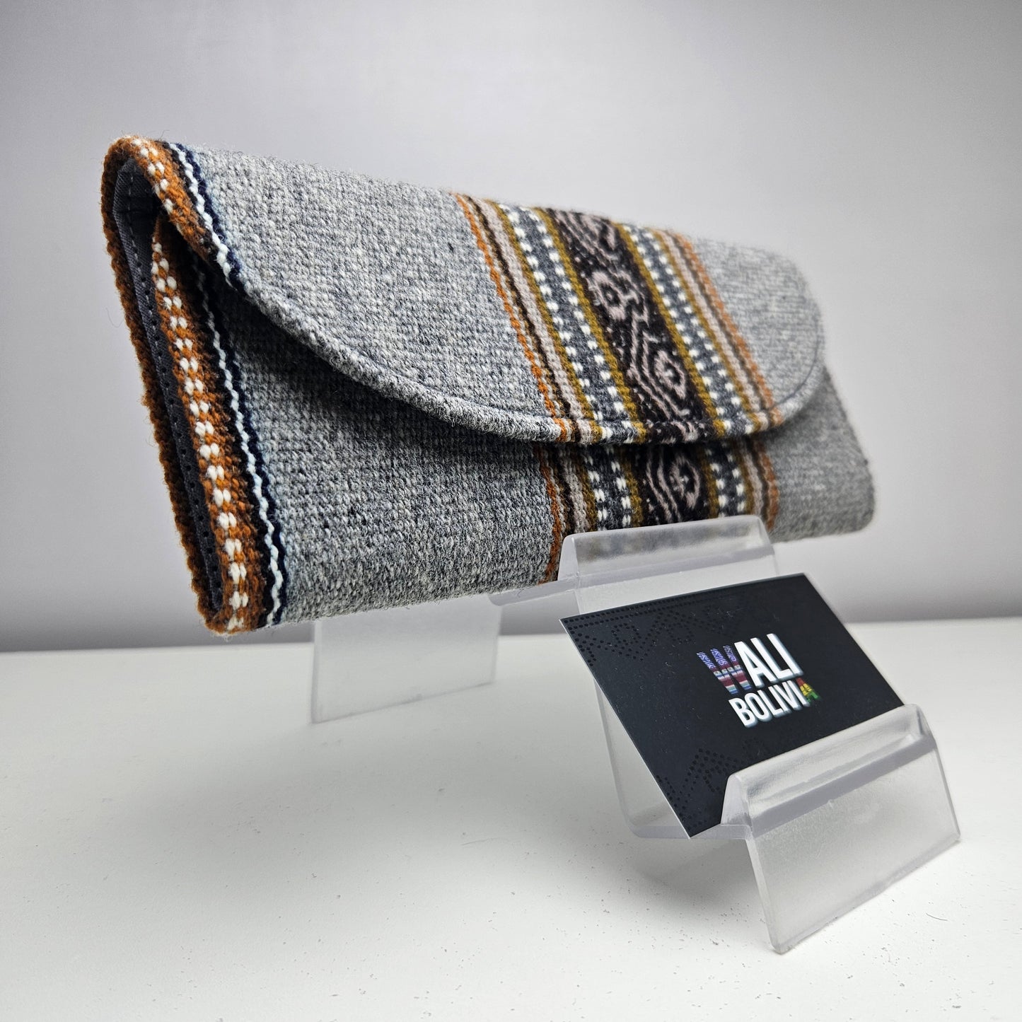 Billetera chequera (plomo diseño medio)