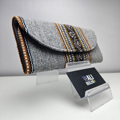 Billetera chequera (plomo diseño medio)