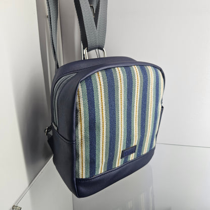 Mochila mini para dama (azul esmeralda)