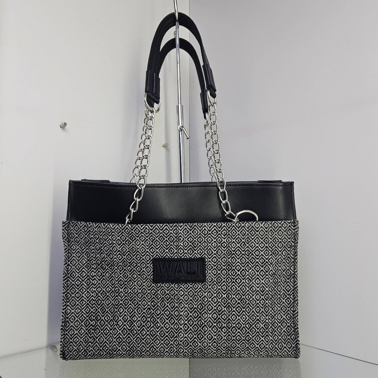 Cartera de cuero (Perdiz blanco)
