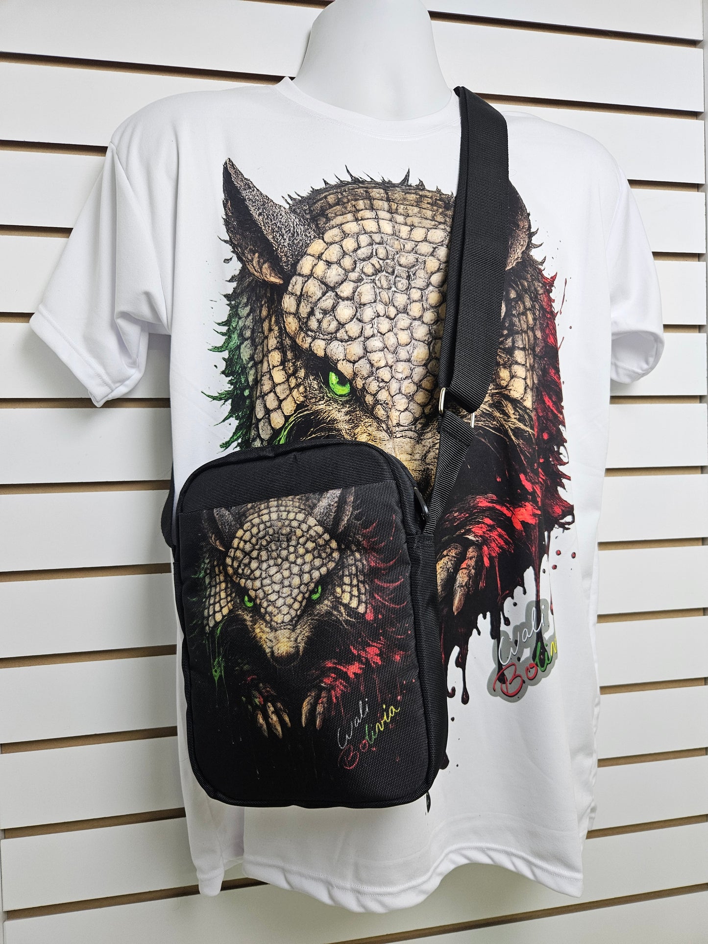 Combo polo y morral urbano (quirquincho)