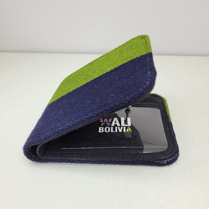 Billetera Verde y Azul (Varon Doble)