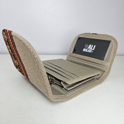 Billetera mini (beige)